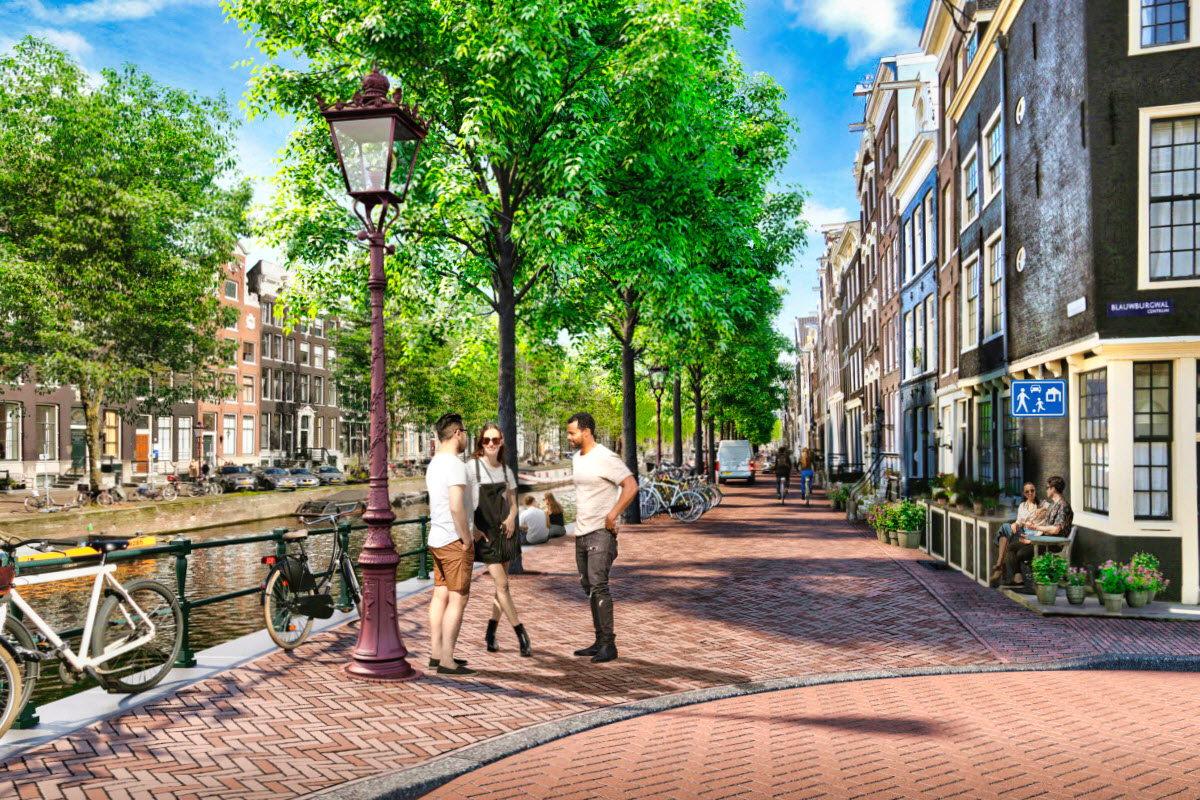 Inspraak ontwerp parkeervrije Herengracht 1 tot 103