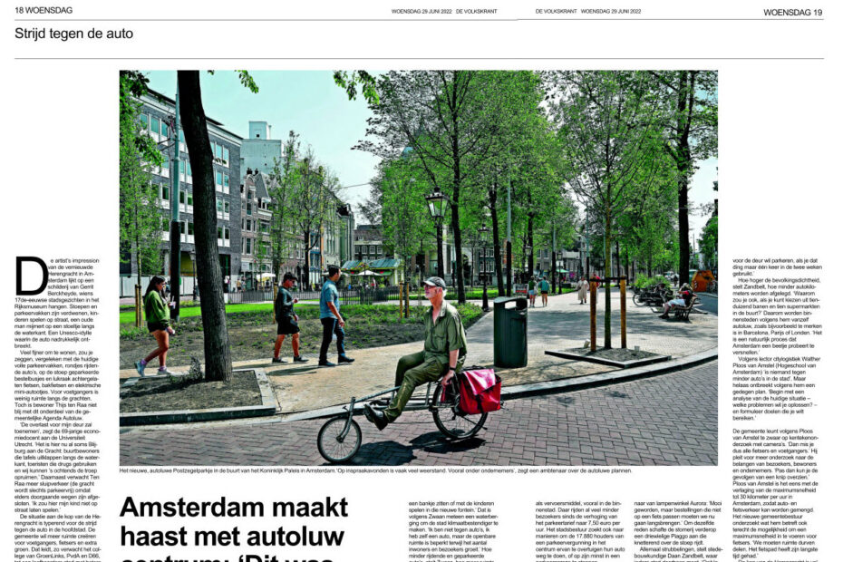 Amsterdam maakt haast met autoluw centrum