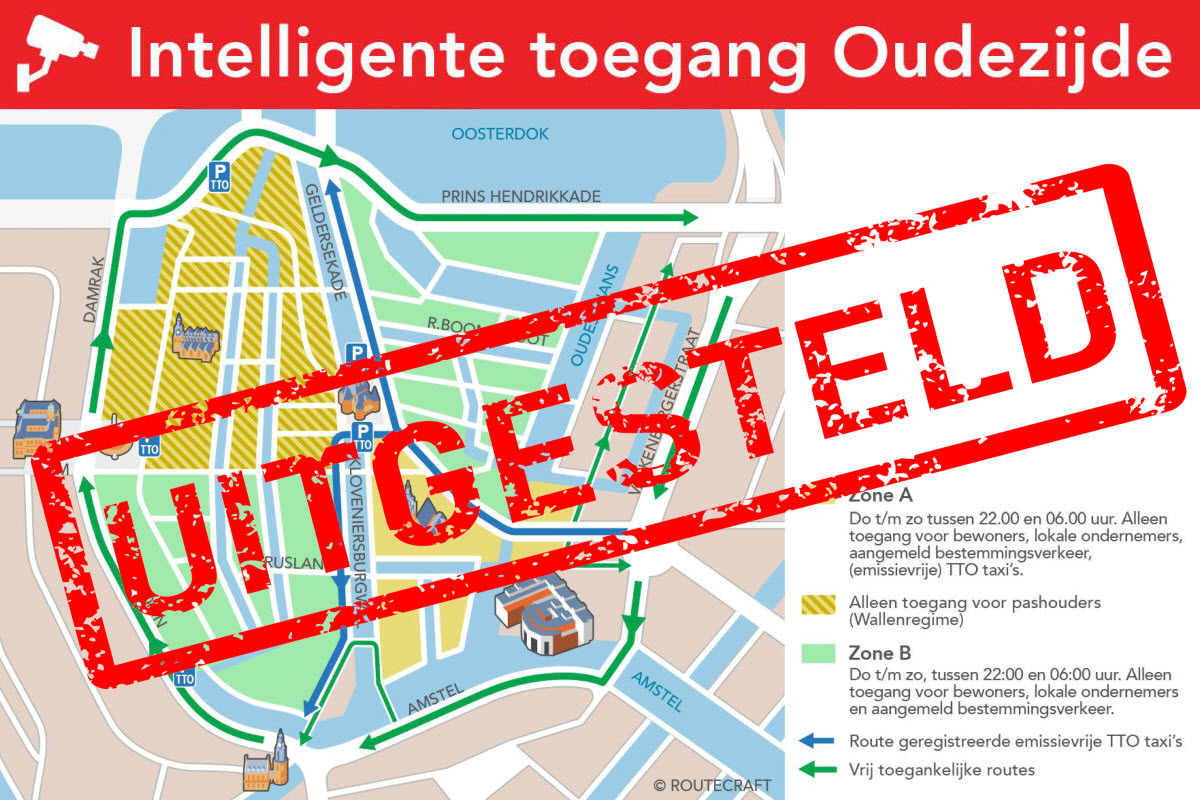 Uitstel Intelligente Toegang Nieuwmarktbuurt