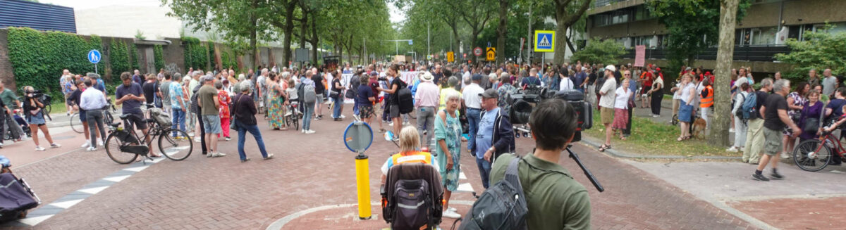 Kattenburgerstraat. Protest 22 juni 2023