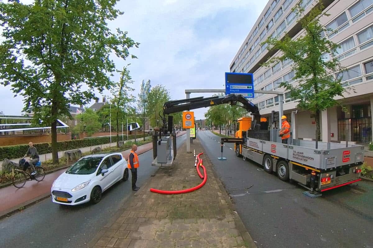 Pilot knip in Weesperstraat